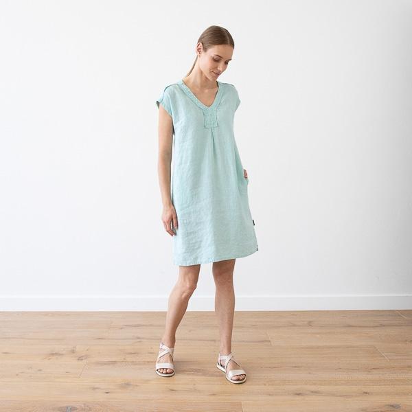 Linenme Linen Dress White Emily