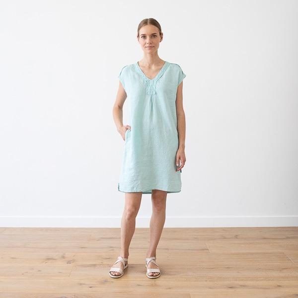 linenme Linen Dress White Emily