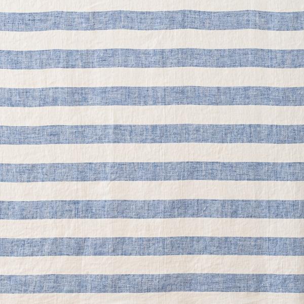 Linenme Linen Fabric Blue Off White Philippe
