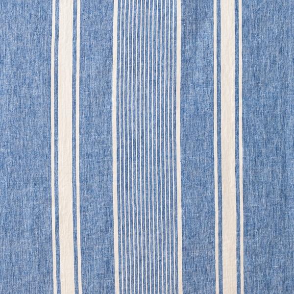 Linenme Linen Fabric Blue Turino