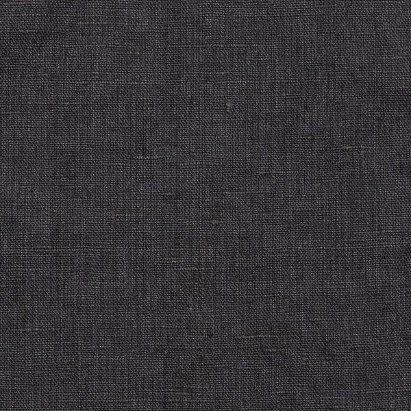linenme Linen Fabric Charcoal Terra