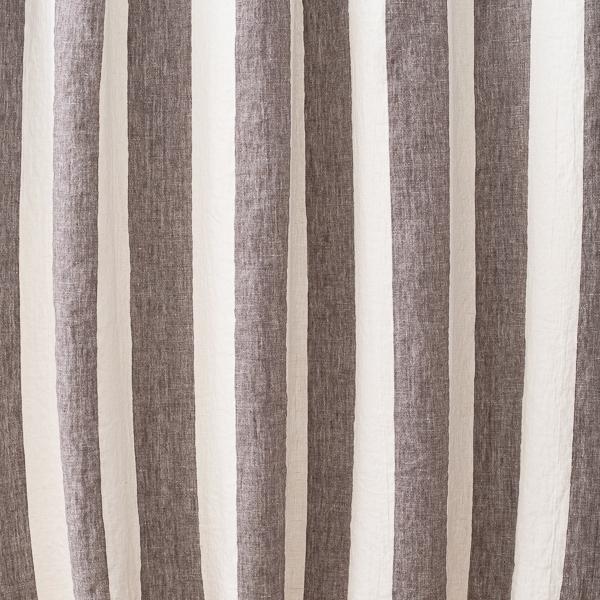 linenme Linen Fabric Graphite Napa