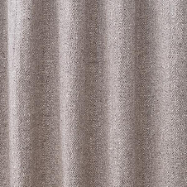 linenme Linen Fabric Graphite White Chevron