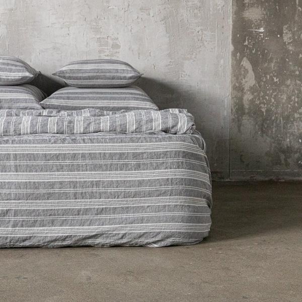 Linenme Linen Fabric Jazz Graphite