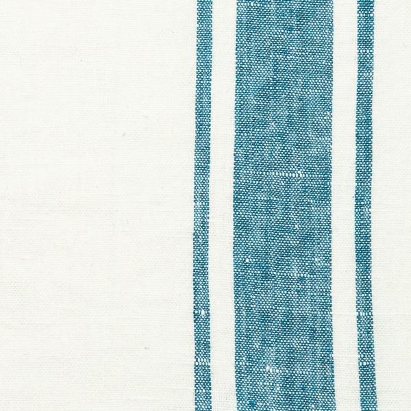 linenme Linen Fabric Marine Blue Tuscany