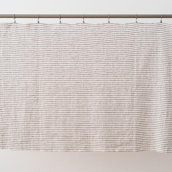 Linenme Linen Fabric New Graphite Brittany