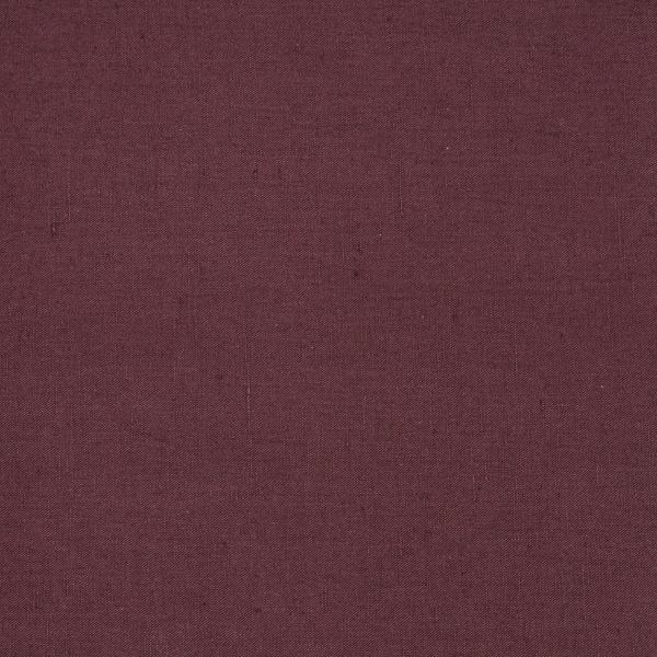 linenme Linen Fabric Paula Aubergine