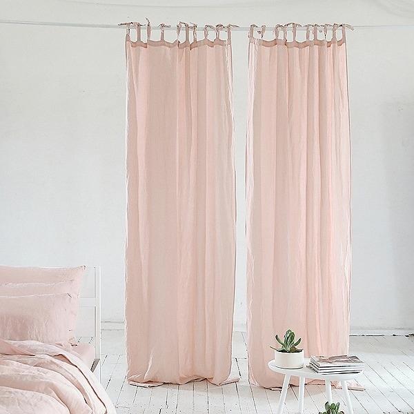 Linenme Linen Fabric Rosa Stone Washed