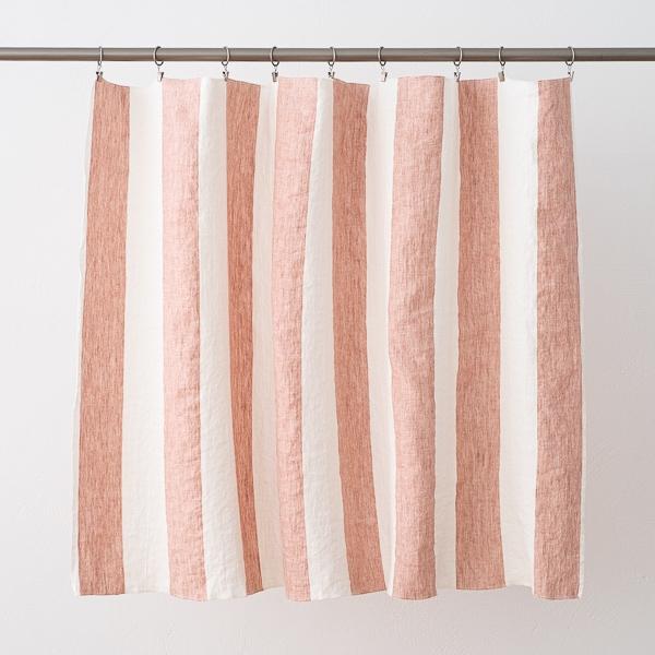 Linenme Linen Fabric Rosa White Napa