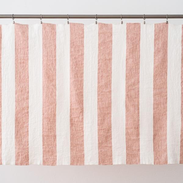 Linenme Linen Fabric Rosa White Napa