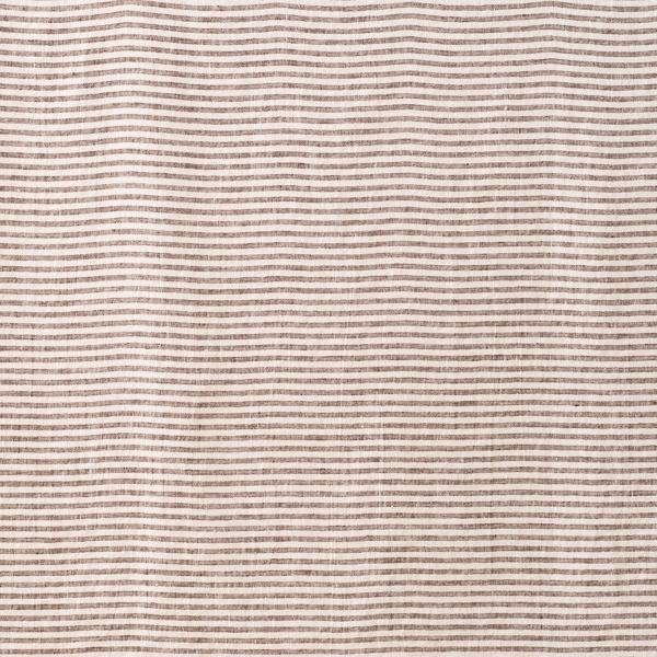 Linenme Linen Fabric Sample Cacao White Brittany