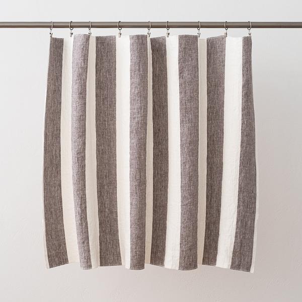 Linenme Linen Fabric Sample Graphite Napa