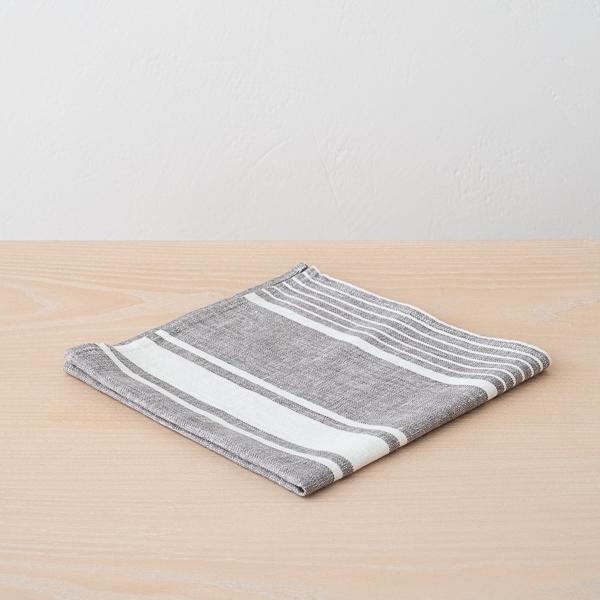 Linenme Linen Fabric Sample Graphite Turino