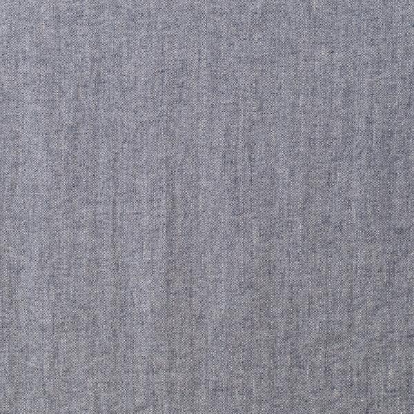 Linenme Linen Fabric Sample Indigo Natural Chevron