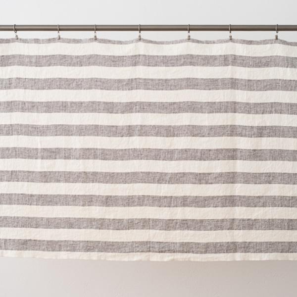 Linenme Linen Fabric Sample New Graphite Philippe