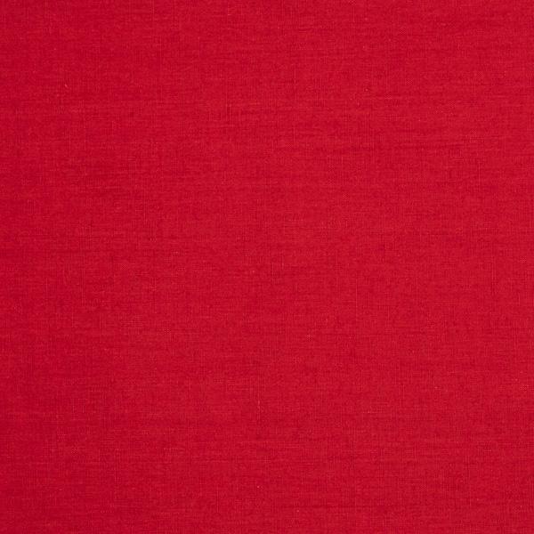 linenme Linen Fabric Sample Paula Red