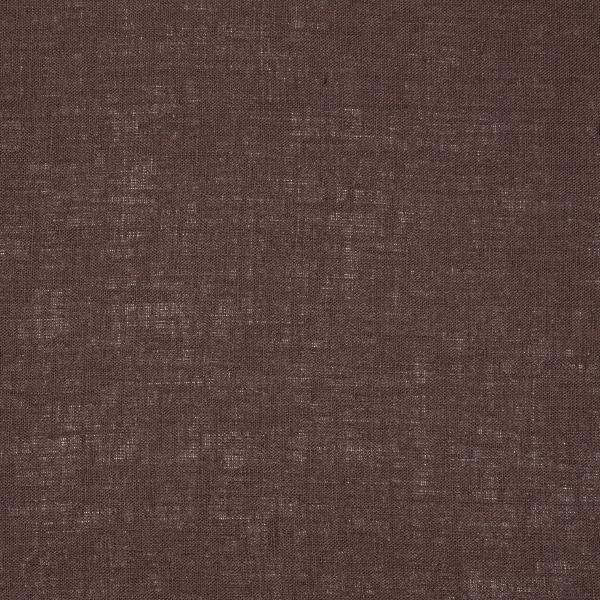 linenme Linen Fabric Sample Plain Brown
