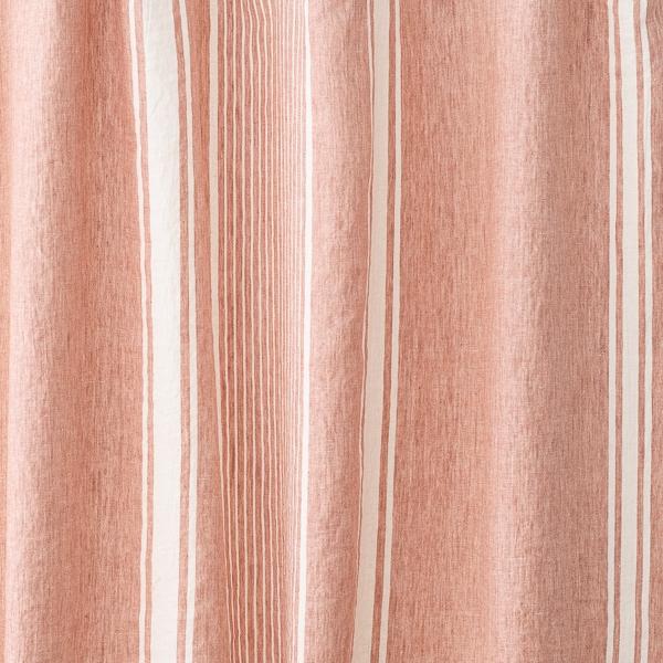 linenme Linen Fabric Sample Rosa Turino