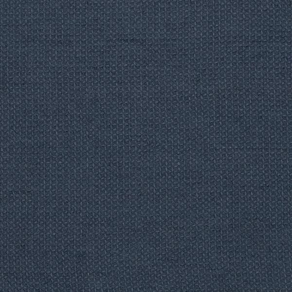 linenme Linen Fabric Sample Waffle Indigo