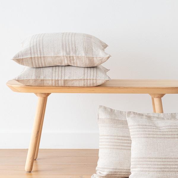 Linenme Linen Fabric Waffle Graphite