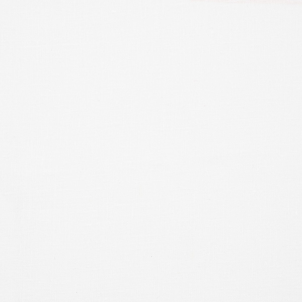 linenme Linen Fabric Washed Plain Optical White