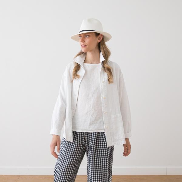 Linenme Linen Jacket Black Tokyo