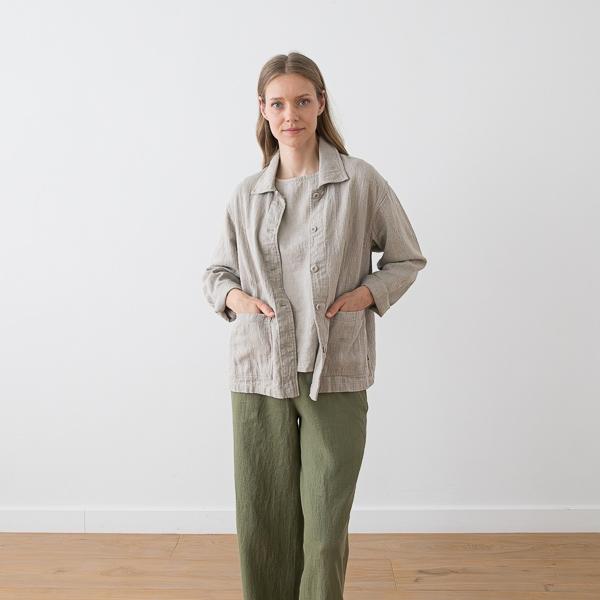 Linenme Linen Jacket Natural Tokyo