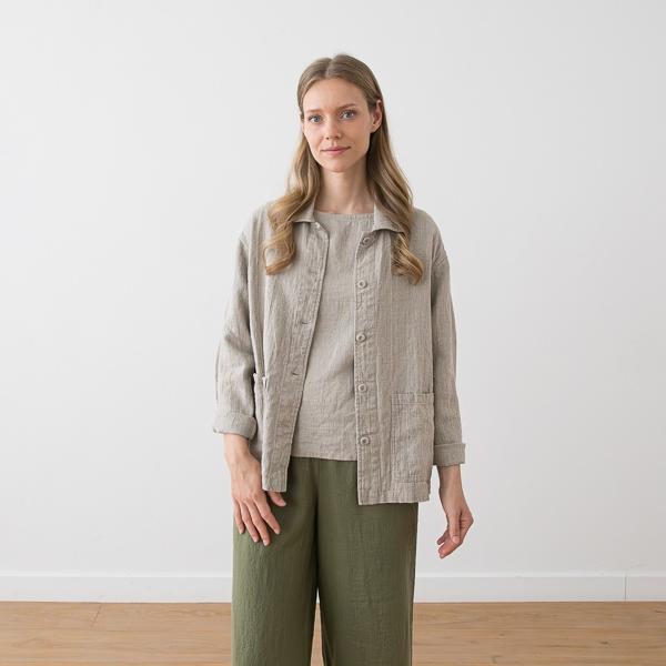 Linenme Linen Jacket Natural Tokyo