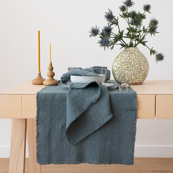 Linenme Linen Napkin Balsam Green Rustic