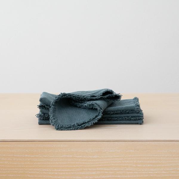 linenme Linen Napkin Balsam Green Rustic