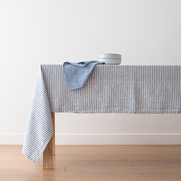 Linenme Linen Napkin Blue Francesca