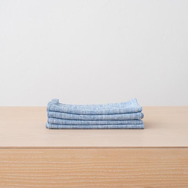 Linenme Linen Napkin Blue Francesca