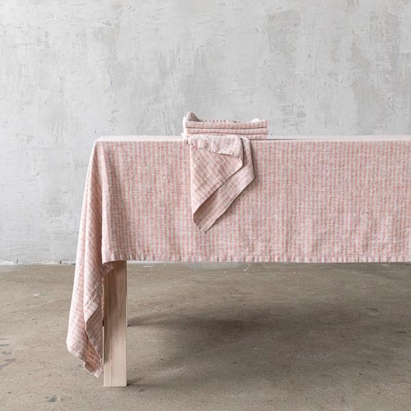 Linenme Linen Napkin Brick Natural Brittany