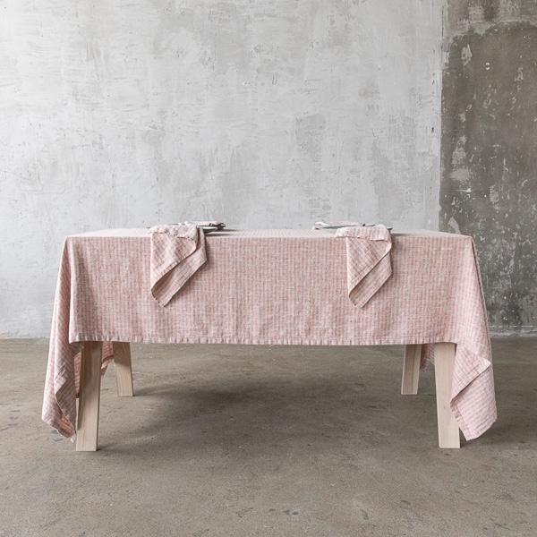Linenme Linen Napkin Brick Natural Brittany