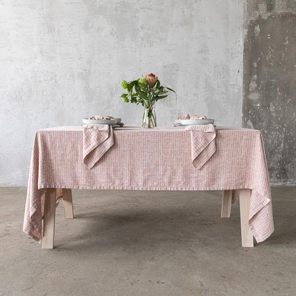 Linenme Linen Napkin Brick Natural Brittany