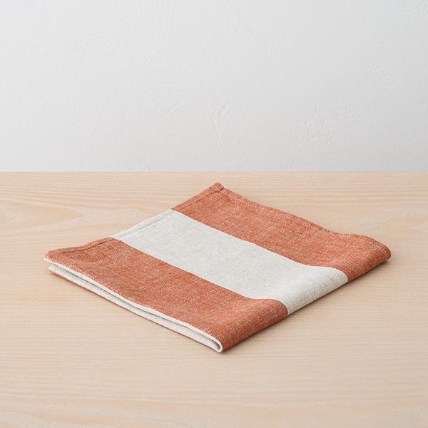 Linenme Linen Napkin Brick Natural Venice