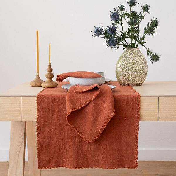 Linenme Linen Napkin Brick Rustic