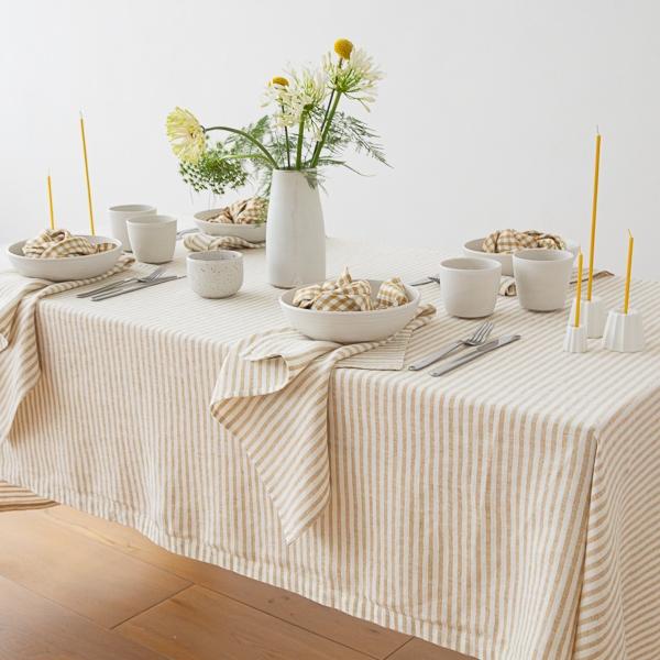 Linenme Linen Napkin Brittany Antique Gold