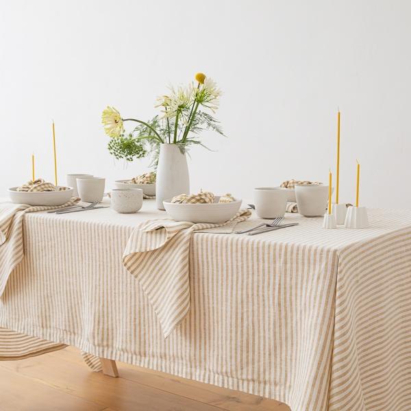 Linenme Linen Napkin Brittany Antique Gold