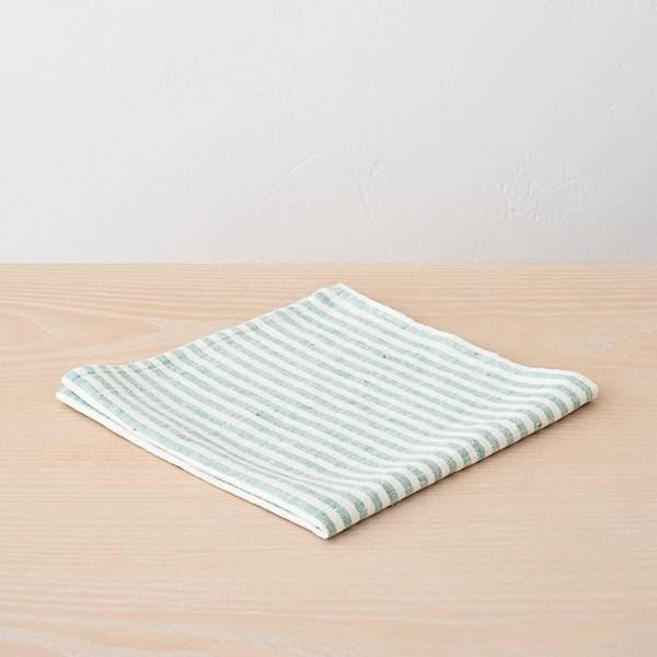 Linenme Linen Napkin Brittany Aqua Foam