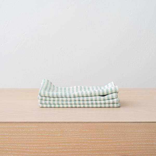 linenme Linen Napkin Brittany Aqua Foam