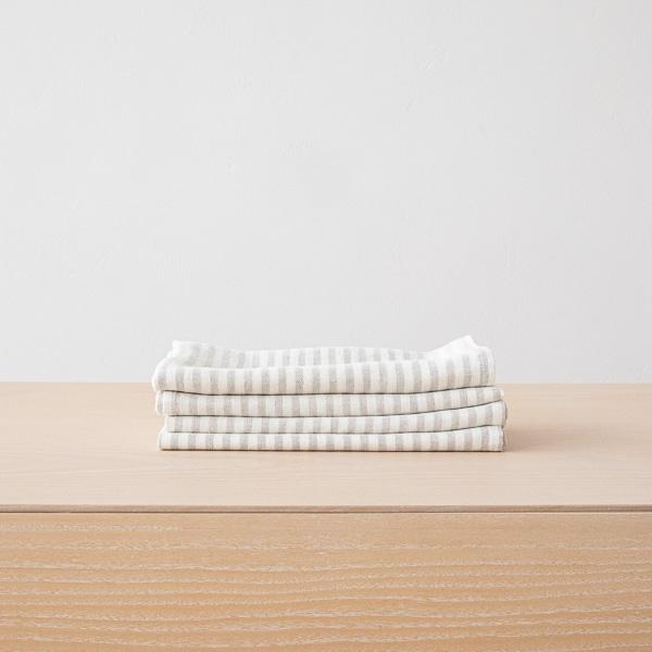 linenme Linen Napkin Brittany Off White Natural