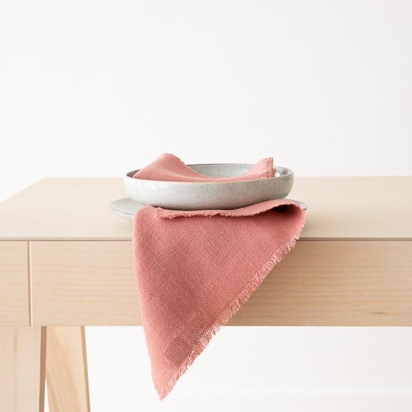 Linenme Linen Napkin Canyon Rose Rustic