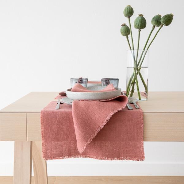 Linenme Linen Napkin Canyon Rose Rustic