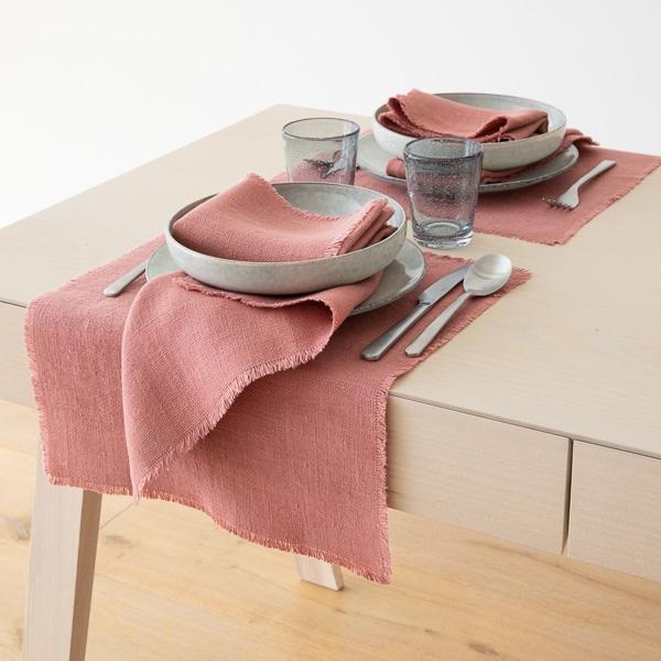 Linenme Linen Napkin Canyon Rose Rustic
