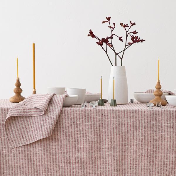 Linenme Linen Napkin Cherry Natural Brittany