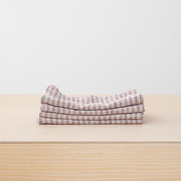 linenme Linen Napkin Cherry Natural Brittany