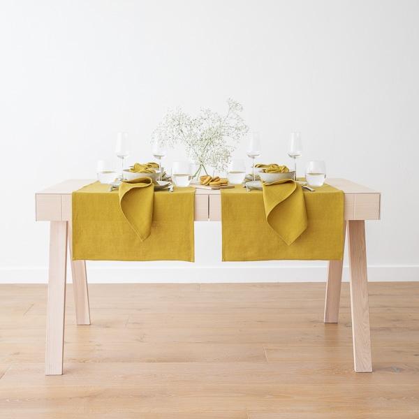 Linenme Linen Napkin Citrine Lara