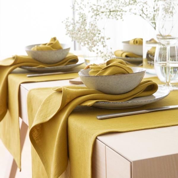 Linenme Linen Napkin Citrine Lara