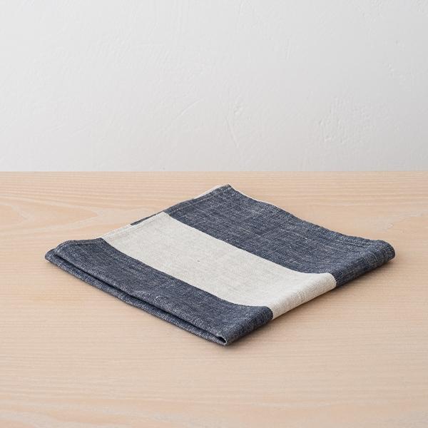 Linenme Linen Napkin Indigo Natural Venice